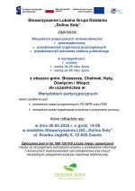 Stowarzyszenie LGD „Dolina Soły” zaprasza na warsztaty partycypacyjne.