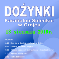 Dożynki w Grojcu